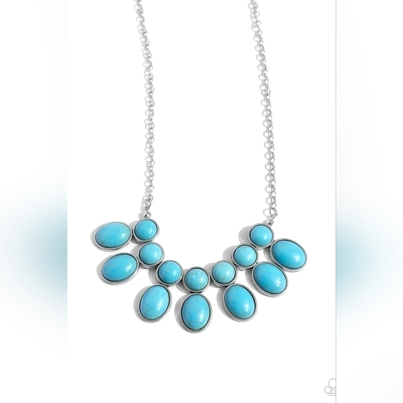 Blue necklace set - Picture 8 of 9